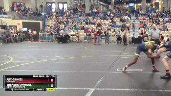 115 lbs Cons. Round 2 - Trenton Simmons, North Baltimore WC vs Rex Graves, Panthers