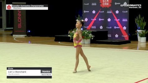 Lori Li Blanchard - Clubs, New Brunswick - 2019 Canadian Gymnastics Championships - Rhythmic