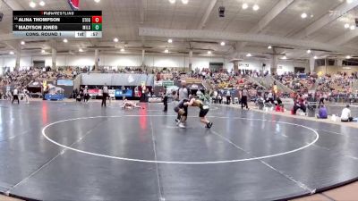 Girls 126 lbs Cons. Round 1 - Alina Thompson, Stone Memorial High School vs Madyson Jones, Millington Central High School