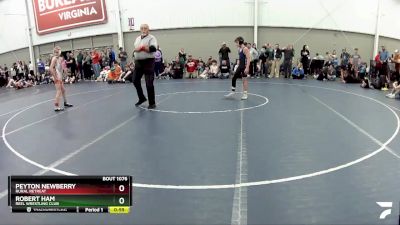 87 lbs Cons. Round 4 - Robert Ham, Reel Wrestling Club vs Peyton Newberry, Rural Retreat