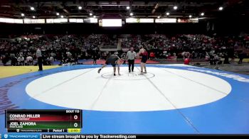 3A 285 lbs Champ. Round 1 - Conrad Miller, South Fremont vs Joel Zamora, Fruitland