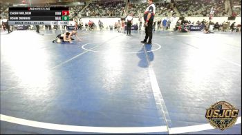 90 lbs 5th Place - Cash Wilder, Brawlers vs John Dennis, Marlow Outlaws