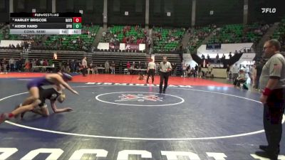 5A 126 lbs Cons. Semi - Aiden Hand, Springville vs Harley Briscoe, Hayden