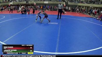 55 lbs Round 2 - Kiah Dukes, BAM vs Lennox Sather, St. Peter Saints