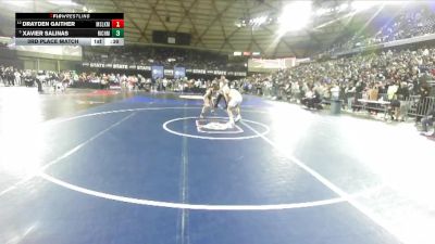 Boys 4A 138 lbs 3rd Place Match - Xavier Salinas, Richland vs Drayden Gaither, Moses Lake