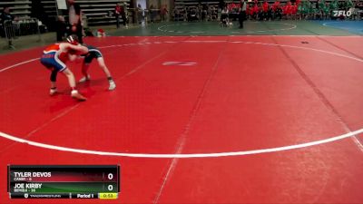 88 lbs Semis & 1st Wrestleback (8 Team) - Joe Kirby, Bemidji vs Tyler DeVos, Canby