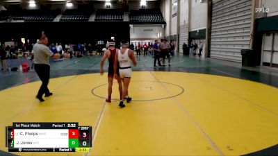 133 lbs 1st Place Match - Cody Phelps, Western Wyoming College vs Jacob Jones, Air Force Prep