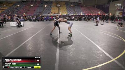 141 lbs Finals (2 Team) - Kaden Jett, Ohio vs Alek Vanbebber, Cal Poly