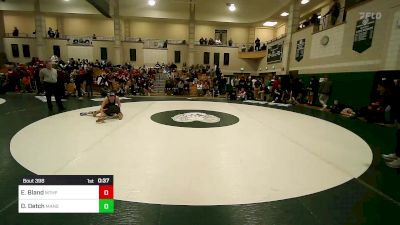 132 lbs Consi Of 16 #2 - Elijah Bland, Mt. Hope vs Dylan Detch, Mansfield