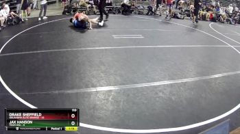 110 lbs Round 5 (6 Team) - Drake Sheffield, Oklahoma Elite Orange vs Jax Hanson, Team USA