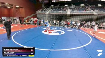 120 lbs Quarterfinal - Soren Swanson, Eastside United Wrestling Club vs Ivan Garcia, Wyoming Unattached