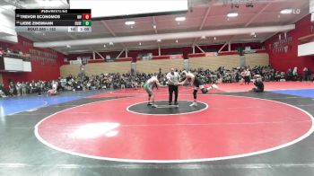 152 lbs Champ. Round 2 - Trevor Economos, Monte Vista vs Liebe Zinsmann, Eureka