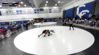 126 lbs Champ. Round 2 - Ethan Santos, South Torrance vs James Burtonduron, Santa Monica High School Wrest