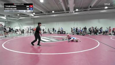 41 lbs Cons. Semis - Tyler Conzo, New York vs Cyrus Millage, Sebolt Wrestling Academy
