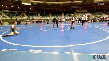 76 lbs Consolation - Josey Voss, Skiatook Youth Wrestling vs Hunter Jackson, Locust Grove Youth Wrestling