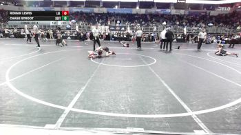 85 lbs Consi Of 4 - Roman Lewis, Lee Summit North Broncos vs Chase Stroot, Southern Illinois Bulldogs