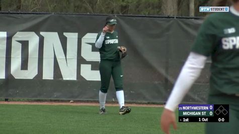 Full Replay - 2019 Northwestern vs Michigan State | Big Ten Softball 2 - Northwestern vs Michigan St | Softball - Apr 27, 2019 at 2:55 PM EDT