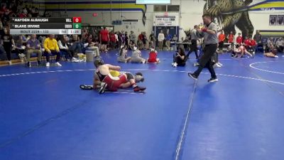 132 lbs Cons. Semi - Blake Irvine, Don Bosco vs Hayden Albaugh, Williamsburg