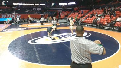 2A 190 lbs Champ. Round 1 - Foley Calcagno, Elmhurst (IC Catholic) vs Brayden McKay, New Lenox (Providence Catholic)