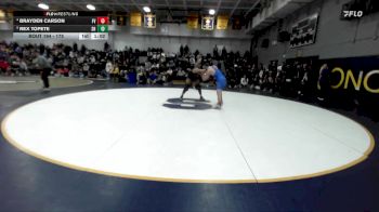 175 lbs Quarterfinal - Rex Topete, South Hills vs Brayden Carson, Fountain Valley