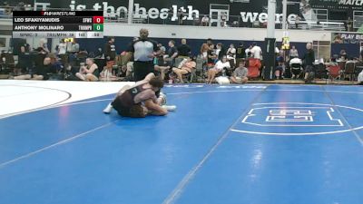 154 lbs Rr Rnd 2 - Leo Sfakiyanudis, Sly Fox Black - HSC vs Anthony Molinaro, Triumph Blue - HSC