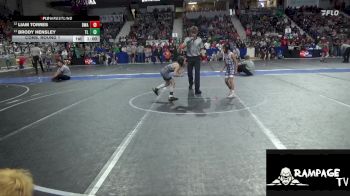52 lbs Cons. Round 1 - Liam Torres, DC Wrestling Acad vs Brody Hensley, Team Lightning
