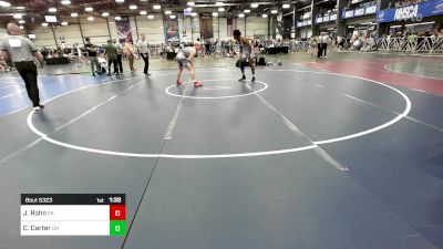 182 lbs Round Of 64 - Jared Rohn, PA vs Cameron Carter, OH