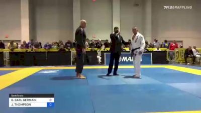 BRIAN CARL GERMAIN vs JOSEPH THOMPSON 2021 World Master IBJJF Jiu-Jitsu Championship