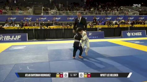 Atlas Bayerian Rodriguez vs Wyatt Lee Belcher 2026 Pan Kids Jiu-Jitsu IBJJF Championship