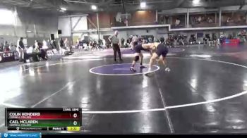 184 lbs Cons. Semi - Cael Mclaren, Cornell College vs Colin Honderd, Cornell College