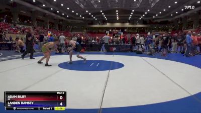 132 lbs Cons. Round 4 - Adam Bilby, KS vs Landen Ramsey, WI