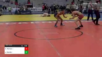 120 lbs Prelims - Keaton Morton, IN vs Jorge Garcia, FL