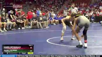 113 lbs 5th & 7th Place - Kaiden Dietzenbach, 8-Notre Dame, Burlington vs Kasen Cochran, 7-Winterset