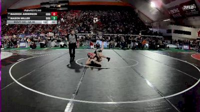 6A 98 lbs Cons. Round 1 - Maddox Anderson, Kuna vs Mason Miller, Borah