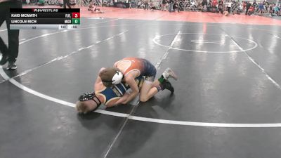 52 lbs Round 4 - 1:30pm Friday - Lincoln Rich, Team Michigan vs Kaid Mcmath, Florida Elite