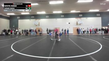120 lbs Champ. Round 2 - Logan Casch, Timberline High School vs Rafayel Damian, Filer