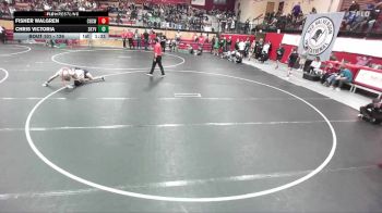 126 lbs Champ. Round 2 - Chris Victoria, Skyview vs Fisher Walgren, Centennial High School