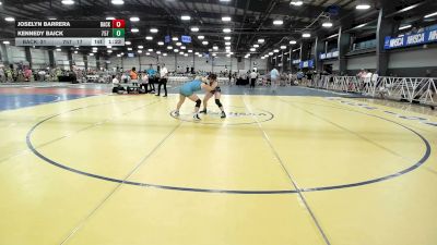 152 lbs Rr Rnd 3 - Joselyn Barrera, Backyard Barbies - HSG vs Kennedy Baick, 757 Sirens Green - HSG