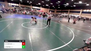 83 lbs Quarterfinal - Dylan Anderson, Live Training vs Jacob Correa, Central Coast Most Wanted