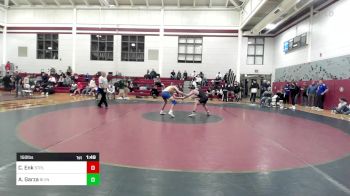 150 lbs Round Of 16 - Conlan Enk, St. Paul's School vs Aidan Garza, Bishop Lynch