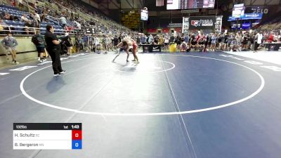 132 lbs Cons 64 #2 - Henry Martin Schultz, SC vs Brody Bergeron, MN