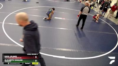 Cons. Round 3 - Elizabeth Dahling, Minnesota vs Maya Jelinek, Stillwater Area Wrestling