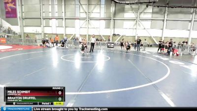 49-50 lbs Round 2 - Braxton Druffel, Lionheart WC vs Miles Schmidt, Lewiston WC