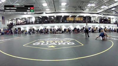141 Freshman/Soph Champ. Round 1 - Trey Fuston, Baldwin Wallace vs Caden Garza, Trine