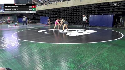 130 lbs Quarterfinal - Peyton Segata, Langhorne vs Sophia Lasala, Middlesex