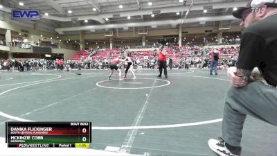 145 lbs Cons. Round 1 - Danika Flickinger, South Central Punishers vs McKinzie Cobb, Neodesha