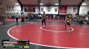 Semifinal - Cameron Mahoney, Fort Madison Wrestling Club vs Kaeson Beals, Southern Iowa Outlaws