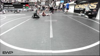 78 lbs Rr Rnd 1 - Tynlie Lewis, Harrah Little League Wrestling vs Avery Wagner, Choctaw Ironman