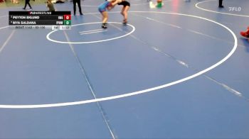 92-100 lbs 1st Place Match - Mya Saldana, Pikes Peak Warriors Wrestling vs Peyton Eklund, HWA