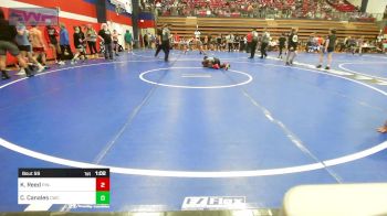 67 lbs Final - Kingston Reed, Pin-King All Stars vs Cruz Canales, Claremore Wrestling Club